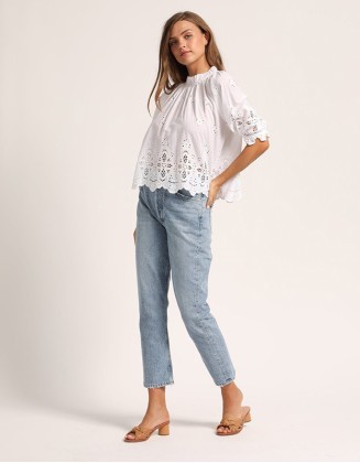 Beige Lehenga paired with blouse & dupatta