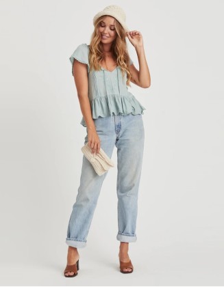 Beige Lehenga paired with blouse & dupatta