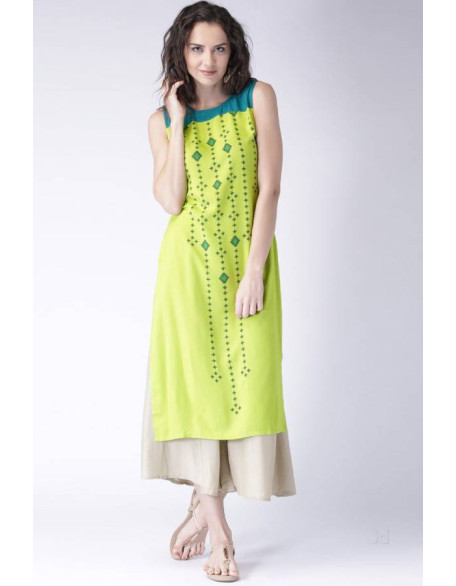 Chenderi stylish Silk Kurtis